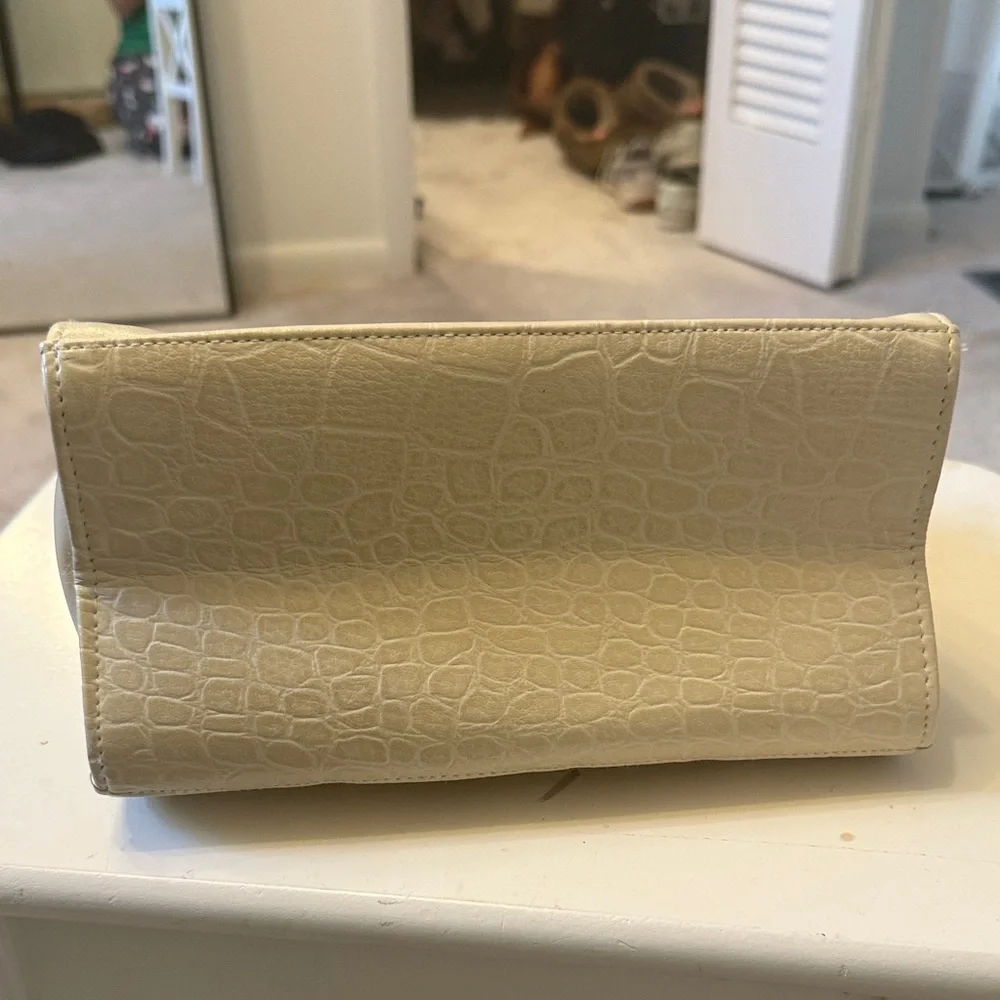 Dolce Vita Structured Cream Handbag